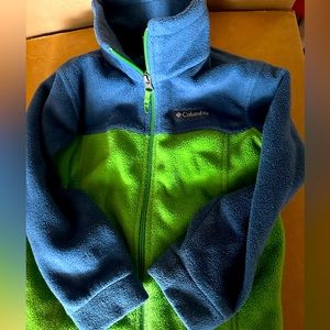 Boys Columbia fleece zip up size 4/5